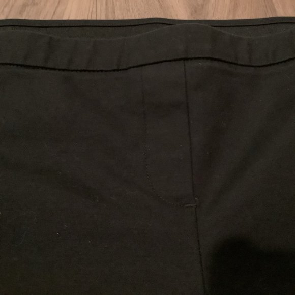 Vince Camuto Black Ponte Split Hem Cropped Pant Size Large - Picture 5 of 14